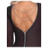 Cottelli Party - abito trasparente con zip - nero - L
