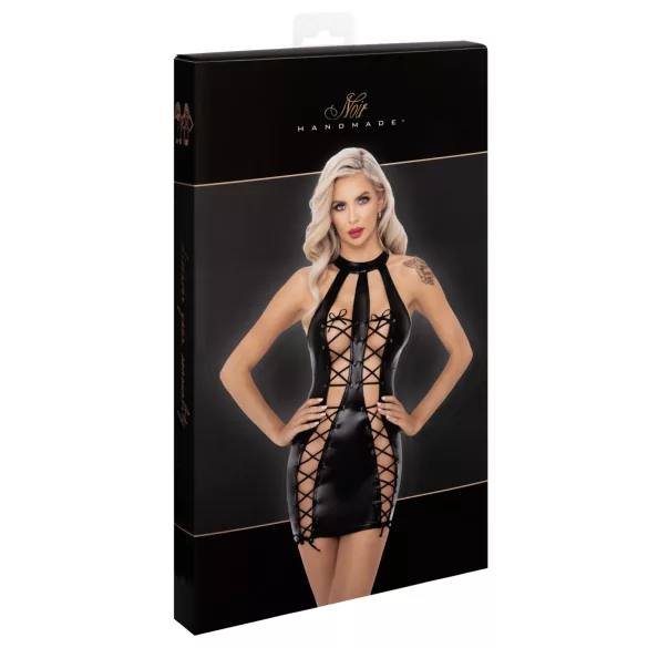 Noir - minidress fusciato speciale (nero)