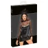 Noir - abito lucido trasparente con top - nero - M