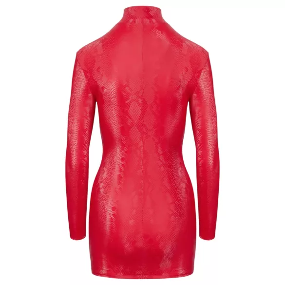 Cottelli - mini abito effetto serpente - rosso