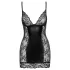 Noir - minidress trasparente laterale (nero) - L
