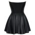 Cottelli - Minidress lucido con gonna plissettata (nero) - L