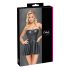 Cottelli - Minidress lucido con gonna plissettata (nero) - L