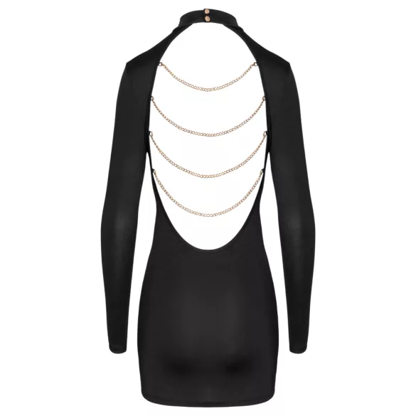 Cottelli - minidress con schiena scoperta e catena - nero - L