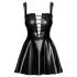 Noir - minidress con lacci frontali (nero)