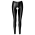 Noir - leggings aperti e lucidi (nero)