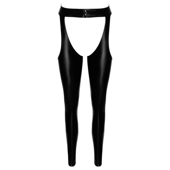 Noir - collant lucido - chaps - nero