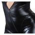 Cottelli Plus Size - tuta soirée lucida a maniche lunghe (nero) - 3XL