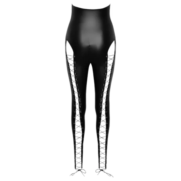 Cottelli Party - tuta sexy allacciata al collo (nera)