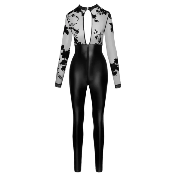 Noir - tuta con top in pizzo (nero) - M