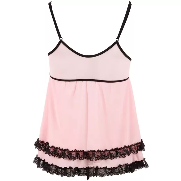 Cottelli - Babydoll trasparente con volant - lingerie sexy - XL