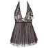 Cottelli Plus Size - babydoll in pizzo nero leggero