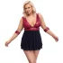 Cottelli Bondage Plus Size - babydoll (rosso)