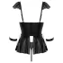 Cottelli Bondage - mini abito in pizzo con manette (nero)