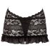 Cottelli - Mini in pizzo nero con collo alto