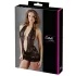 Cottelli - Abito mini in pizzo con collo - nero - XL