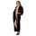 Cottelli - Accappatoio in raso (nero) - 2XL/3XL