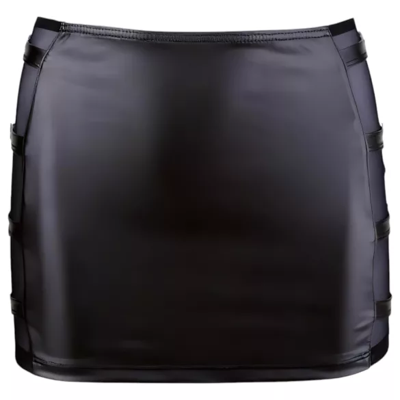 Cottelli - minigonna lucida con fibbia - nero - L