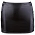 Cottelli - minigonna lucida con fibbia - nero - L