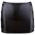 Cottelli - minigonna lucida con fibbie (nera) - XL