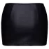 Cottelli - minigonna in similpelle con cerniera (nera)