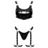 Black Level - set abito in vernice (nero) - M