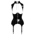 Black Level - reggicalze aperto con giarrettiera - nero - L