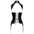 Black Level - reggicalze aperto con giarrettiera - nero - XL