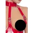 Black Level - body aperto con collo allacciato - rosso - M