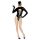 Black Velvets - body manica lunga Batwoman - nero - M
