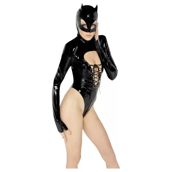 Black Level - body Batwoman a maniche lunghe (nero) - L