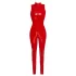 Black Level - tuta erotica senza maniche con zip - rosso - M
