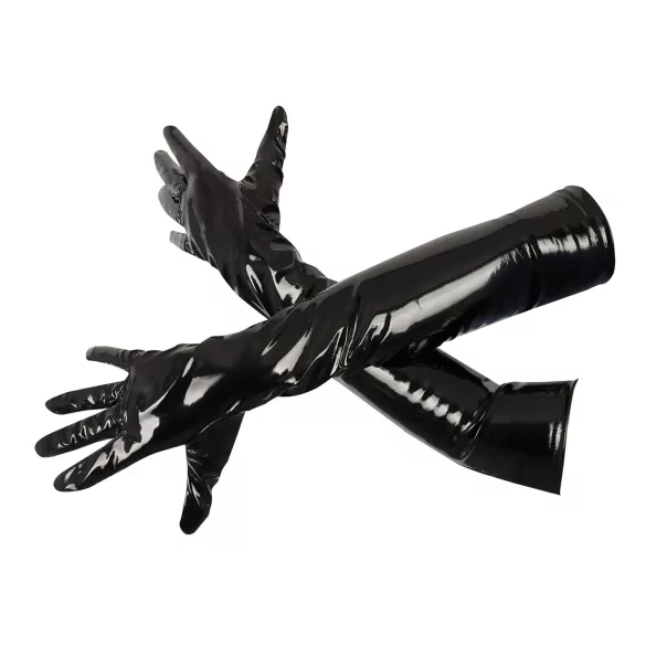 Black Level - guanti laccati lucidi - nero - M