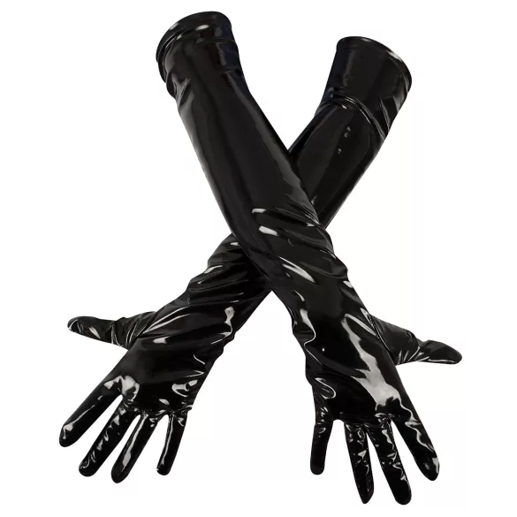 Black Level - guanti laccati lucidi - nero - M