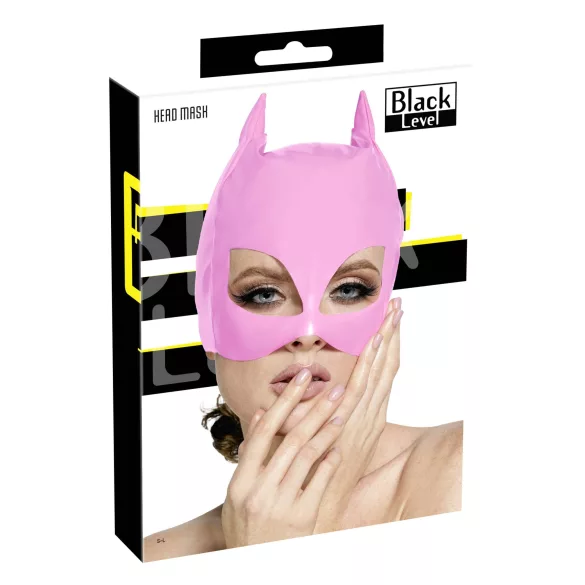 Black Level - maschera gatto laccata - rosa