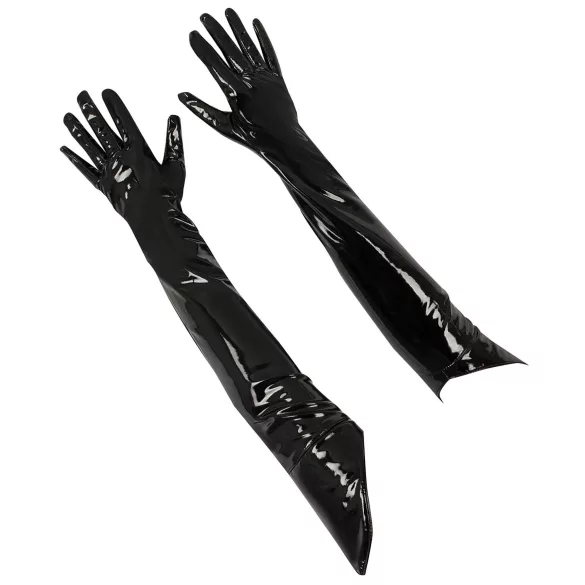 Black Level - guanti lunghi in vinile - nero