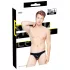 Black Level - tanga uomo classico in vinile nero
