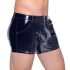 Black Level - Shorts in vernice neri con tasche laterali - M