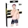 Black Level - boxer uomo vinile tasca laterale nero - L