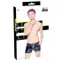 Black Level - boxer uomo vinile tasca laterale nero - L