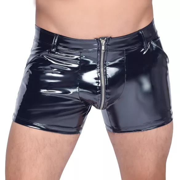 Black Level - boxer uomo vinile tasca laterale nero - L