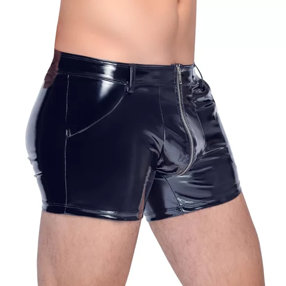 Black Level - boxer uomo vinile tasca laterale nero - L
