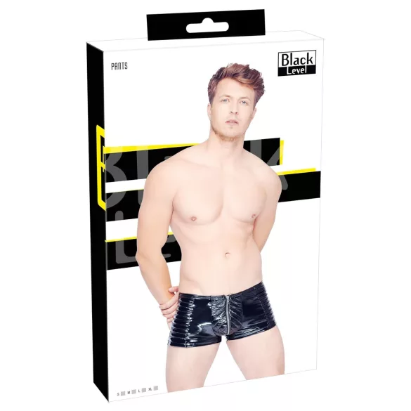 Black Level - boxer uomo con cerniera - nero - M