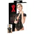 Top da donna a maniche corte con zip Late X (nero) - 2XL