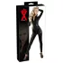 Late X - tuta intera in lattice - costume da Catwoman (nero)