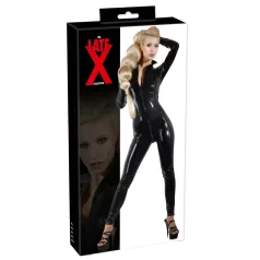 LATEX - tuta donna manica lunga - nero - XL