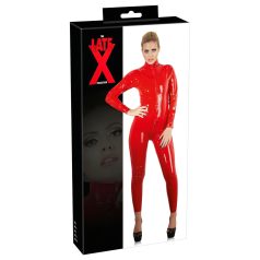LATEX - tuta donna manica lunga - latex rosso