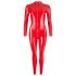 LATEX - tuta femminile a maniche lunghe (rosso) - L