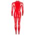 LATEX - tuta femminile a maniche lunghe (rosso) - L