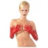 LATEX - guanti lunghi unisex - rosso - M